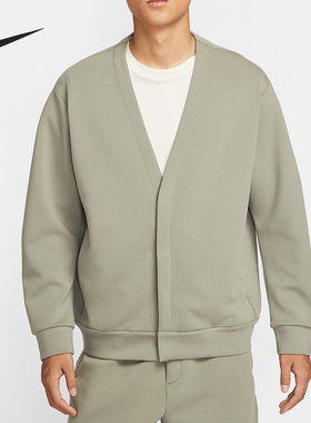 Nike/耐克正品2025春秋男士针织保暖休闲运动开衫HQ6949-320