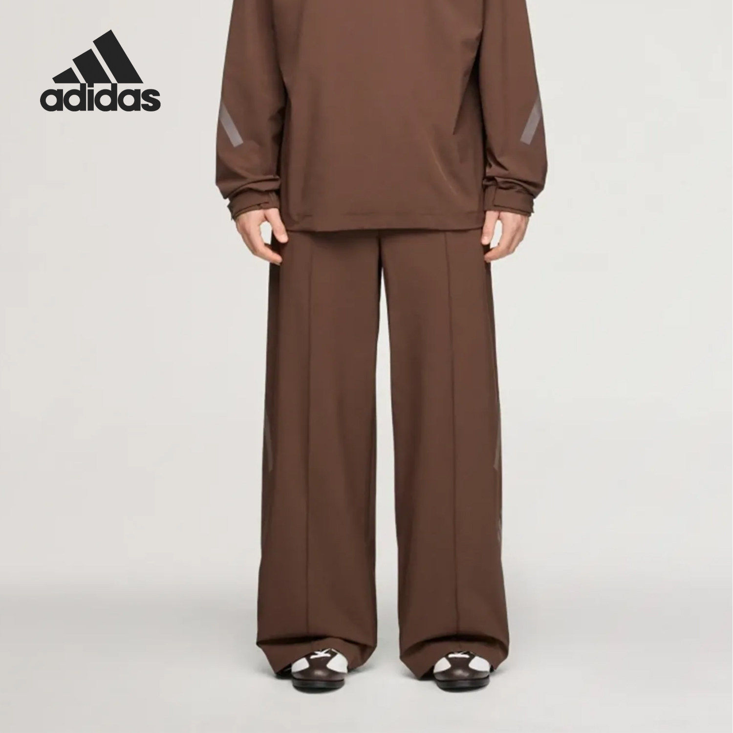 Adidas/阿迪达斯正品新款男士中腰纽扣修身运动休闲裤KD3523