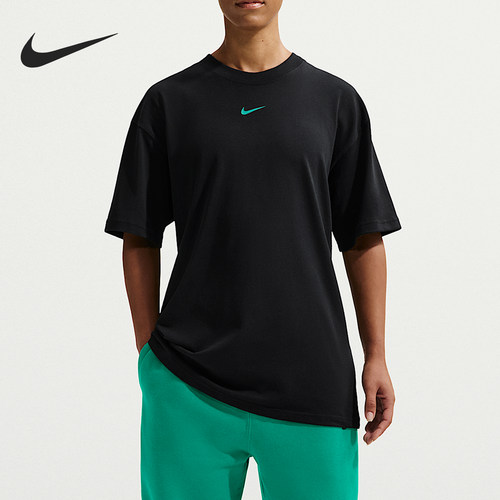 Nike/耐克正品男士印花刺绣简约圆领套头短袖T恤IB5673-011
