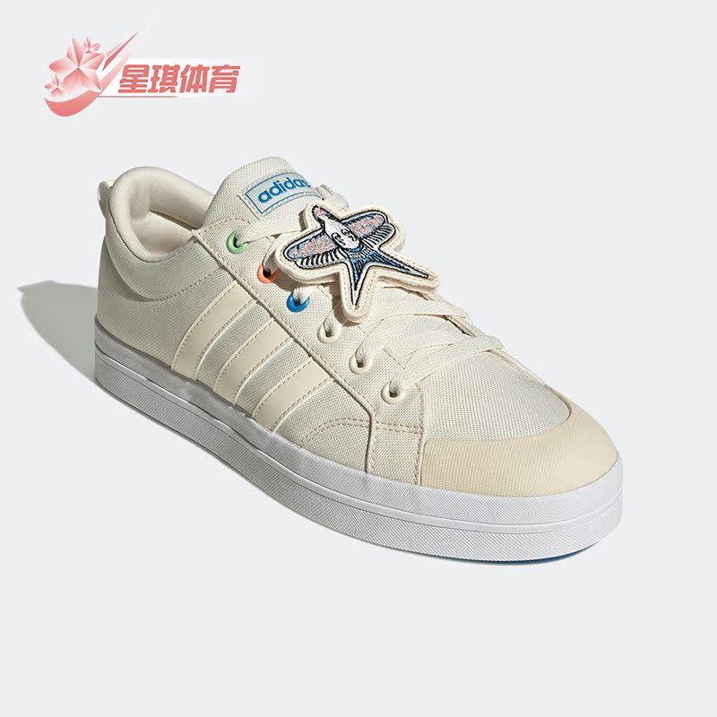 阿迪达斯男女休闲帆布鞋板鞋