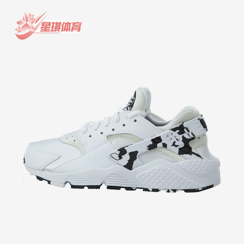 Nike/耐克正品AirHuarache新款女白黑色鞋经典跑步鞋859429-100