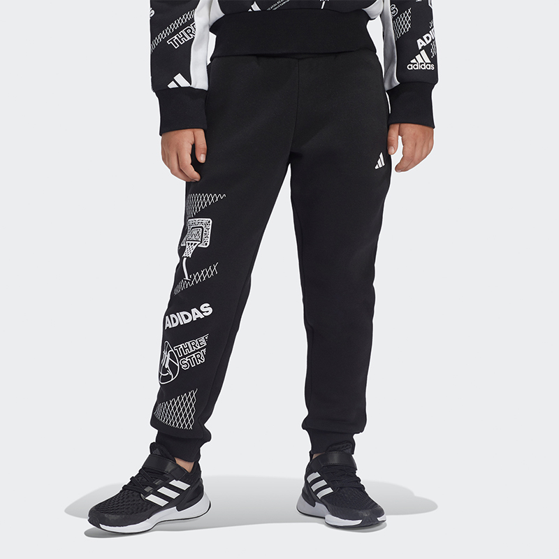 Adidas/阿迪达斯正品儿童 LB FLEECE PNT休闲针织运动长裤 GG3612