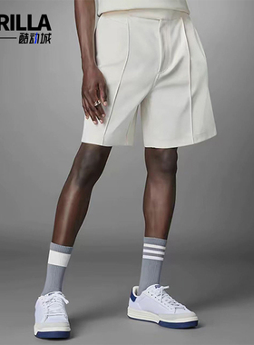 Adidas/阿迪达斯正品三叶草男士休闲时尚条纹运动短裤HM6459
