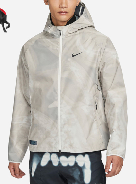 Nike/耐克正品Storm-FIT新款男士跑步时尚印花宽松外套FB8551-030