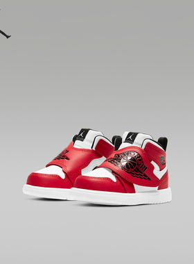Nike/耐克正品JORDAN婴童日常高帮魔术贴休闲运动鞋BQ7196-106