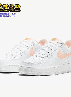 Nike/耐克正品 GS女子大童低帮耐磨透气系带运动板鞋CT3839-102
