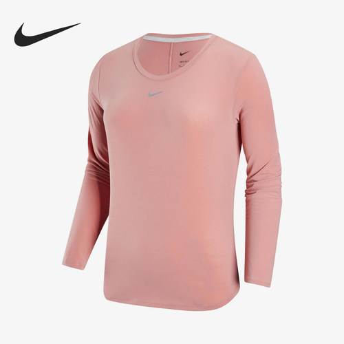 Nike/耐克正品Dri-FIT女士运动套头吸湿经典长袖T恤DD0621-618