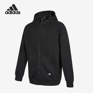 运动男子舒适连帽外套HA1416 Adidas 阿迪达斯官方正品 当季 新款