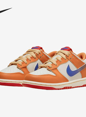 Nike/耐克官方正品 DUNK LOW 大童运动低帮复古板鞋DH9756-101