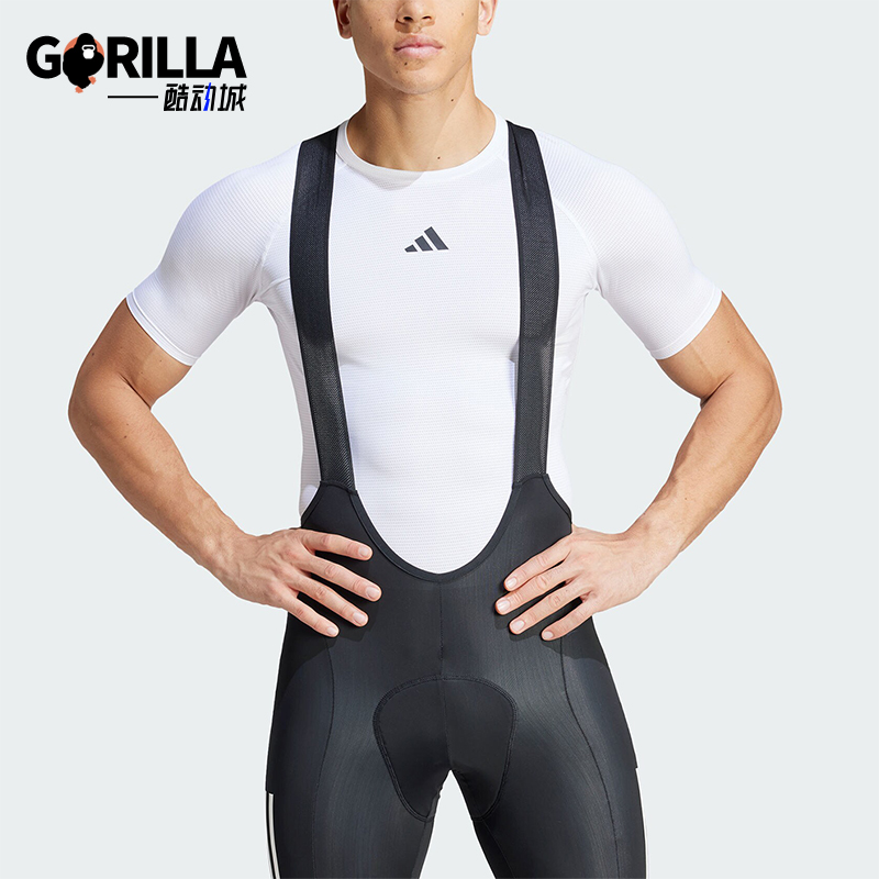 Adidas/阿迪达斯正品新款男士骑行训练透气运动短袖T恤IP9959