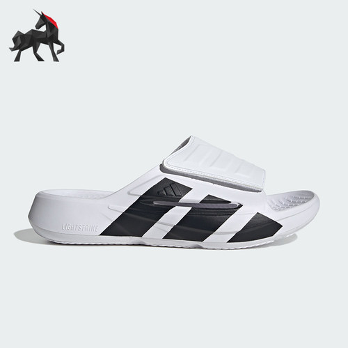 Adidas/阿迪达斯正品男女同款轻便透气经典舒适休闲拖鞋JS3584