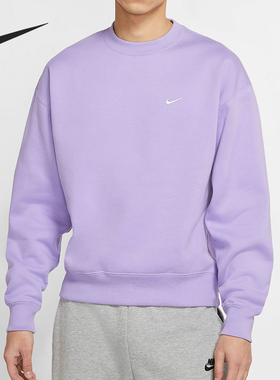 Nike/耐克正品新款刺绣Logo经典休闲圆领套头男子卫衣DA0318-563