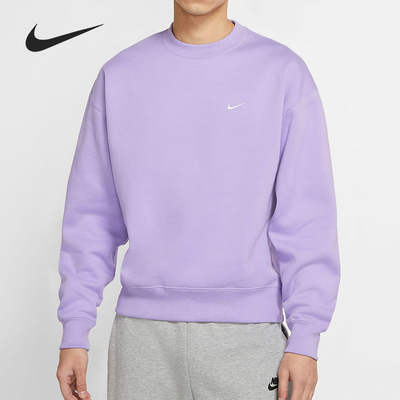 Nike/耐克正品新款刺绣Logo经典休闲圆领套头男子卫衣DA0318-563