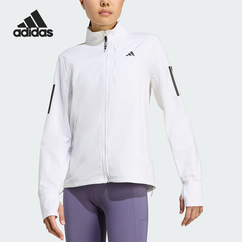 Adidas/阿迪达斯正品OTR B WIN JKT女士运动梭织跑步外套JW9649