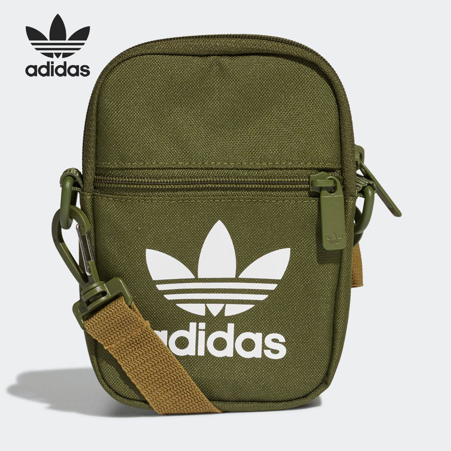 Adidas/阿迪达斯正品当季随身杂物包三叶草小包运动挎包GN5462