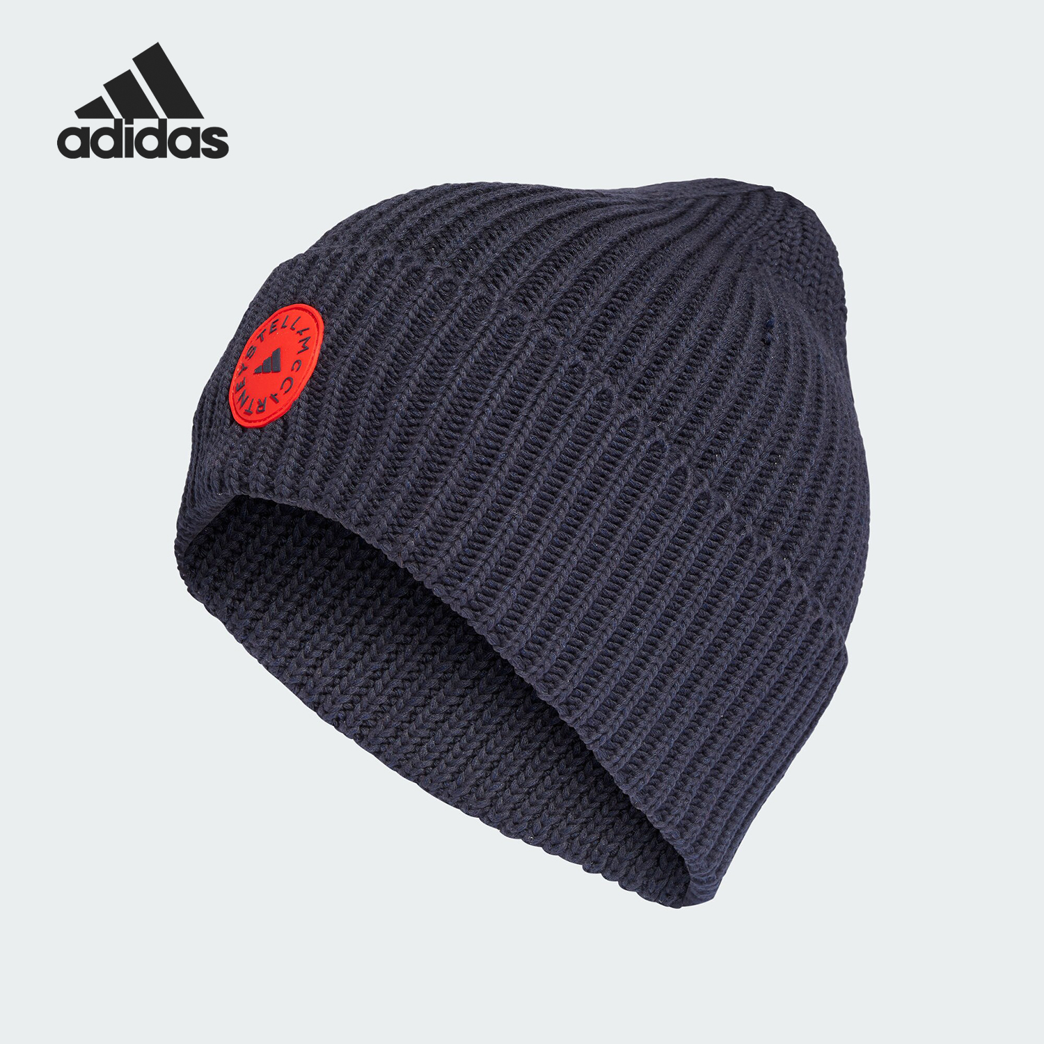 阿迪达斯正品女子运动毛线帽