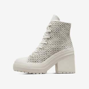 70女子针织舒适时尚 Converse 匡威正品 Chuck A07535C 休闲高跟鞋