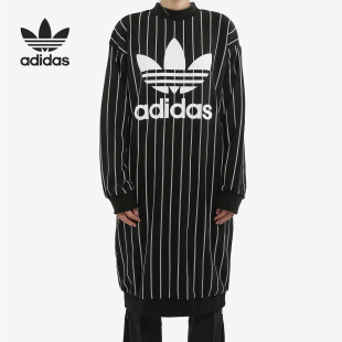 Adidas/阿迪达斯三叶草 19春季女子休闲套头衫连衣裙DY0877