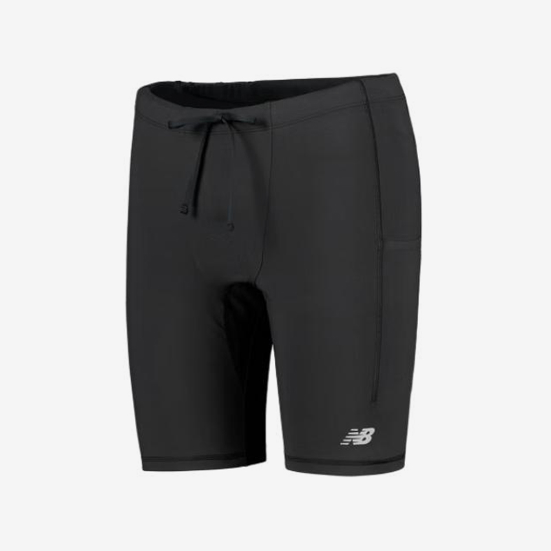 New Balance/NB正品2025新款男子吸湿排汗紧身运动短裤MS41271-BK