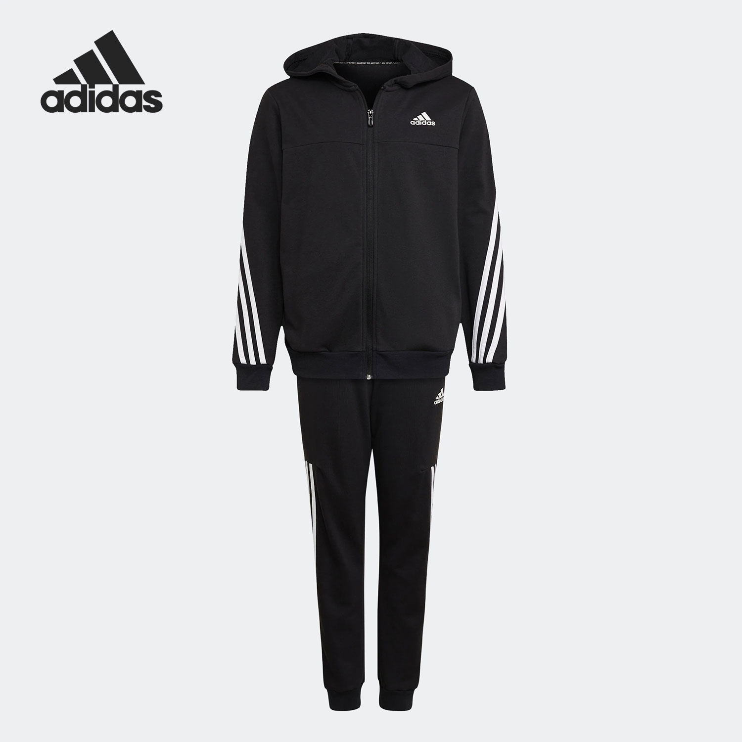 Adidas/阿迪达斯正品当季新款大童运动上衣裤子两件套HM2147