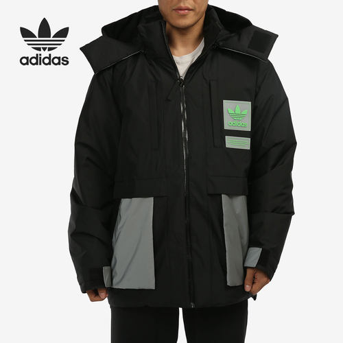 阿迪达斯三叶草男子休闲羽绒度