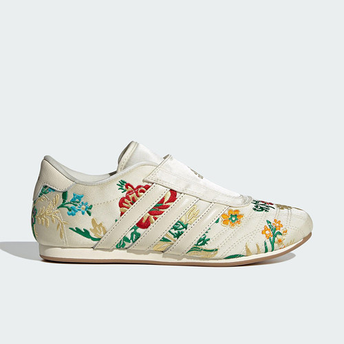 Adidas/阿迪达斯正品SHOES女士时尚刺绣提花经典低帮运动鞋JR3705