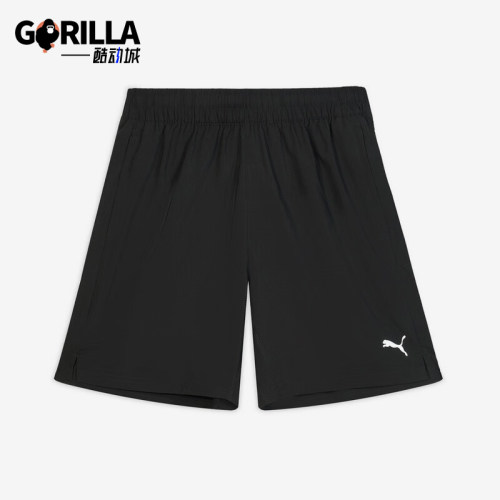 Puma/彪马正品2025男士印花运动跑步训练透气耐穿短裤528177-01