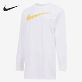 耐克正品 T恤连衣裙DM6318 当季 女子运动长袖 100 新款 Nike
