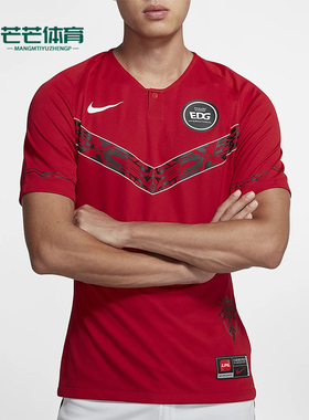 Nike/耐克正品夏季男士休闲比赛训练套头运动短袖T恤CV9633-654