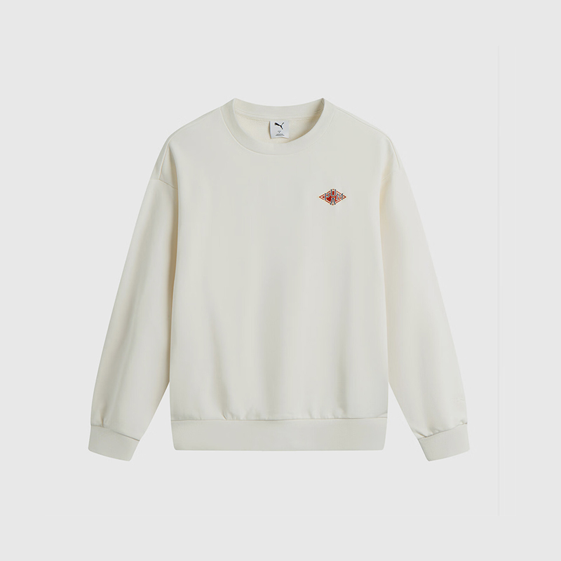 Puma/彪马官方正品新款男士圆领时尚印花长袖卫衣套头衫632528-92