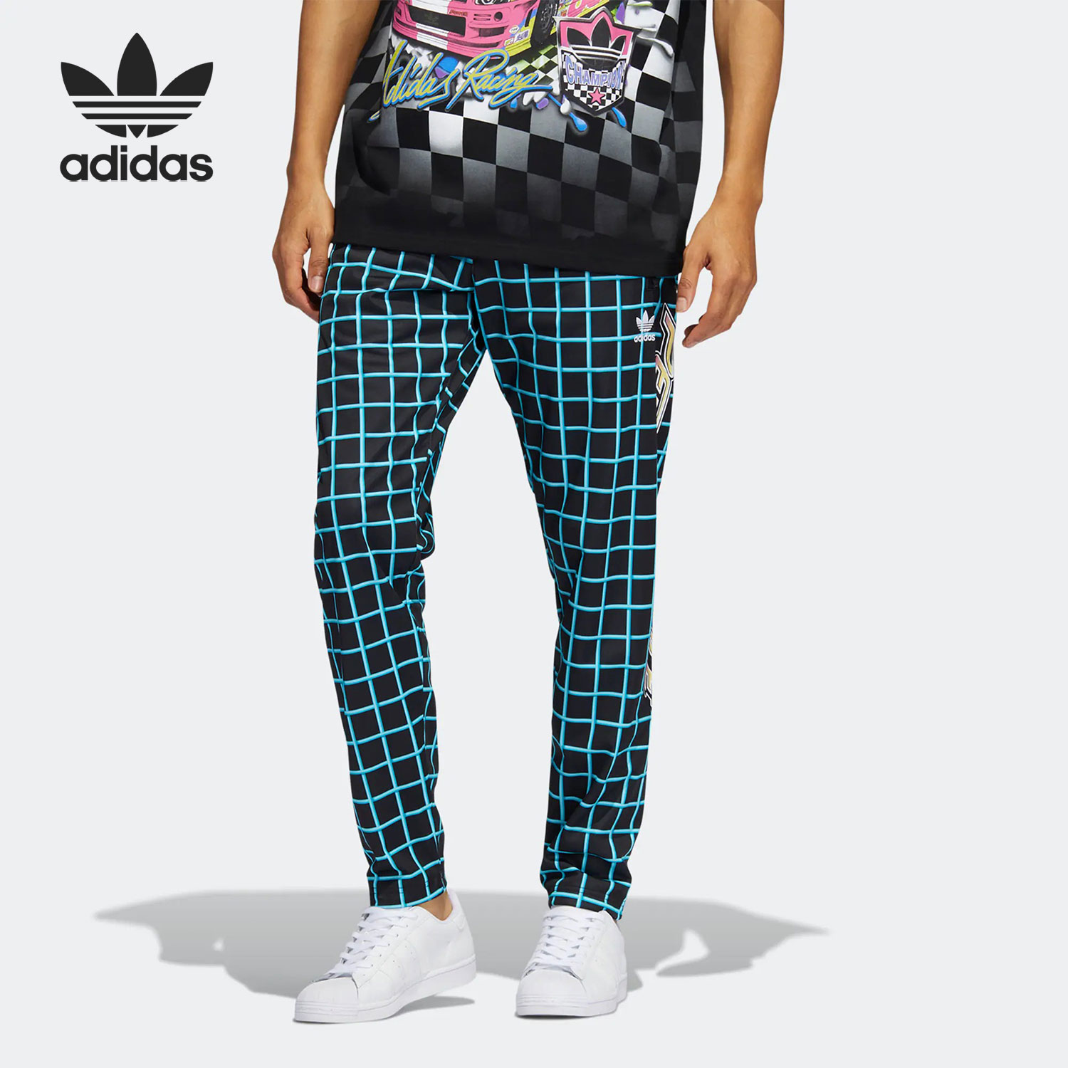 Adidas/阿迪达斯正品JS RALLY TP三叶草男女运动长裤HG6510