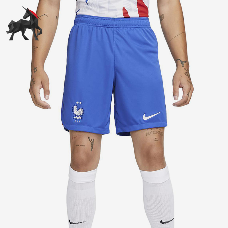 Nike/耐克正品2025男士耐穿松紧腰刺绣运动足球短裤DN0730-480