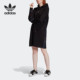 FU1762 三叶草女子休闲运动连帽连衣裙 Adidas 阿迪达斯正品
