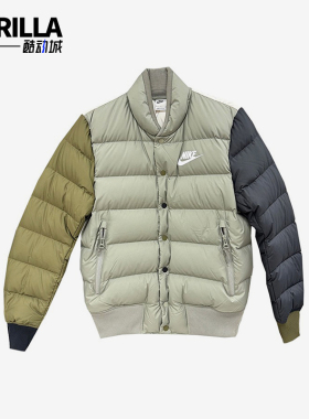 Nike/耐克正品新款男女浅灰绿色保暖休闲经典羽绒服IB4499-053