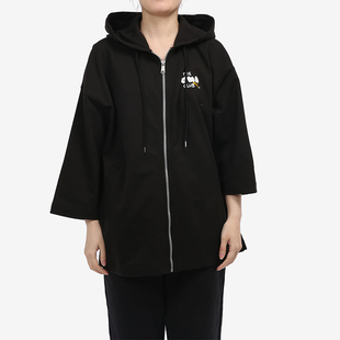 Puma 女士宽松防风运动休闲针织连帽外套 彪马官方正品 2024新款
