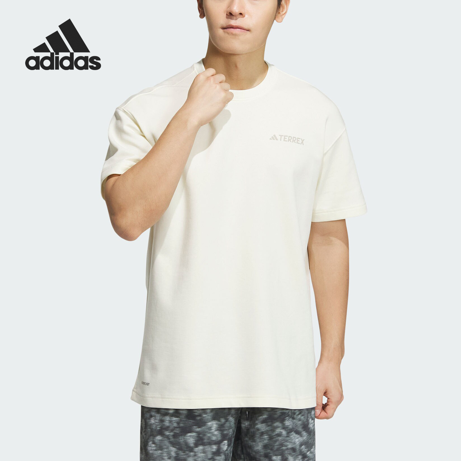 Adidas阿迪达斯男士户外运动短袖