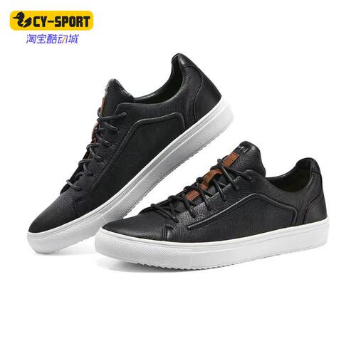 Skechers/斯凯奇正品RAZOR男子耐磨低帮运动休闲鞋板鞋222137-BLK