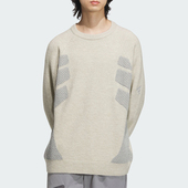 保暖柔软针织衫 Adidas JW6684 CREW2男士 阿迪达斯正品 FUSTL
