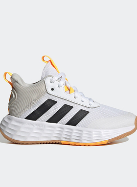Adidas/阿迪达斯正品运动儿童轻便时尚系带透气休闲鞋H06418