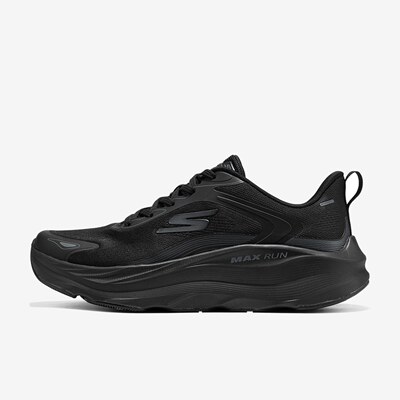 Skechers斯凯奇正品MAX RUN GO男款防水耐磨回弹跑步鞋221002-BBK