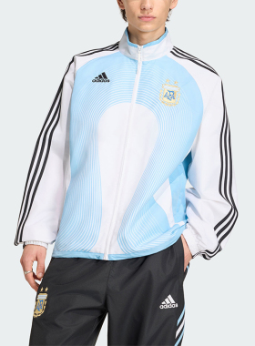 Adidas/阿迪达斯正品2026春季款男士耐穿立领足球运动外套JM1091