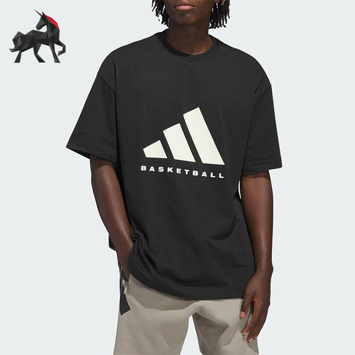 Adidas/阿迪达斯正品夏季女士透气休闲篮球运动短袖JY0199