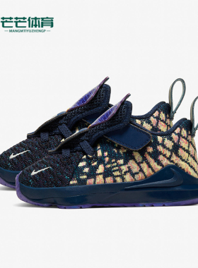 Nike/耐克正品LEBRON XVII AS经典婴童魔术贴运动鞋 CW1039-400