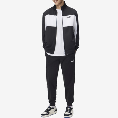 Puma彪马正品POLY COLORBLOCK SUIT男拼色弹性跑步长裤687740-01