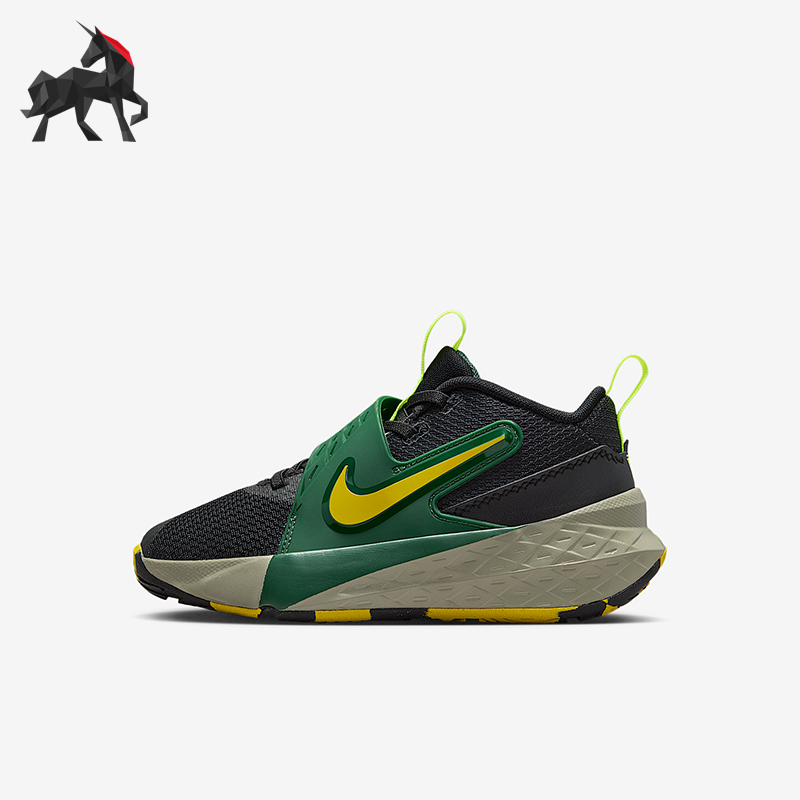 Nike/耐克正品Team Hustle D 12 小童低帮耐磨篮球鞋HF6280-004
