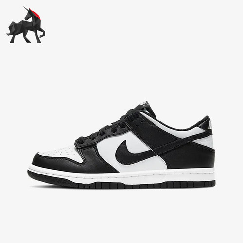Nike/耐克正品DunkLow新款儿童黑白色校园复古板鞋CA1570-006