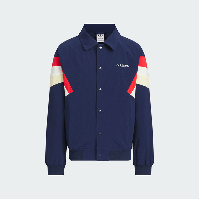 阿迪达斯儿童拼接休闲外套