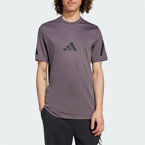 Adidas/阿迪达斯正品2025春新款男经典透气针织圆领短袖T恤JC7924