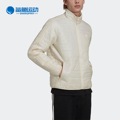阿迪达斯男士保暖立领运动棉服