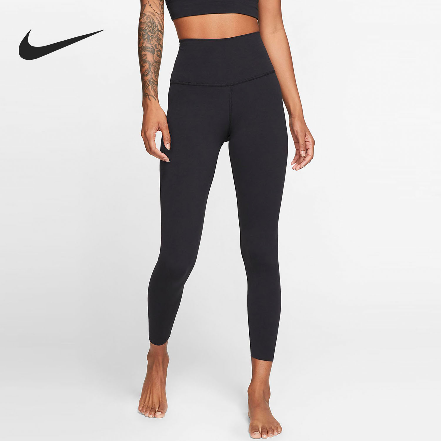 Nike/耐克正品YOGA LUXE 7/8女子瑜伽高腰弹力训练紧身裤 CJ3802-封面